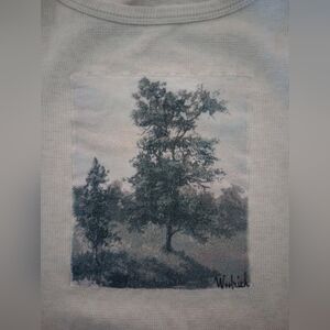 Woolrich Cream Textured Women's Top